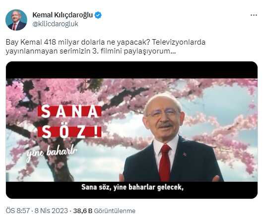 Kılıçdaroğlu, TV kanallarının yayınlamayı reddettiği 3. videoyu paylaştı! Atama bekleyen öğretmenlere bir sözü var
