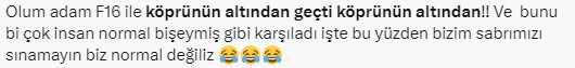 Cumhuriyet kutlamalarına damga vuran görüntü! F-16 köprünün altından geçti mi geçmedi mi?