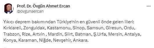 Ahmet Ercan'ın deprem açıklaması nedir? Ahmet Ercan İstanbul depremi hakkında ne dedi, deprem bekleniyor mu?