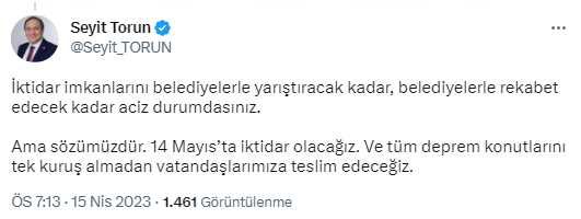 Kılıçdaroğlu'nun vaadini hedef alan Bakan Kurum'a CHP'den yanıt: 14 Mayıs'ta iktidar olacağız ve ücretsiz yapacağız