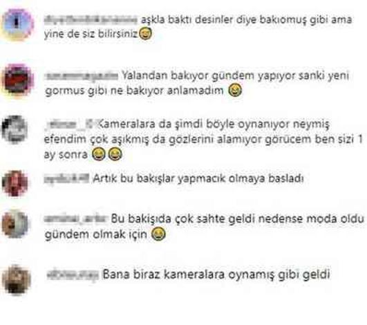 Hakan Kurtaş, sevgilisi Birce Akalay'a bakışlarıyla alay konusu oldu