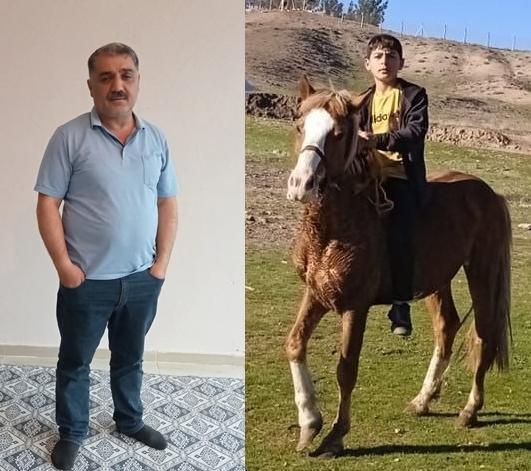 Remzi Sati (solda) ve oğlu Muhammed (sağda) 