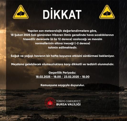 Bursa okullar tatil mi SON DAKİKA? 18 Şubat Salı Bursa okul yok mu (Bursa Valiliği KAR TATİLİ AÇIKLAMASI)?