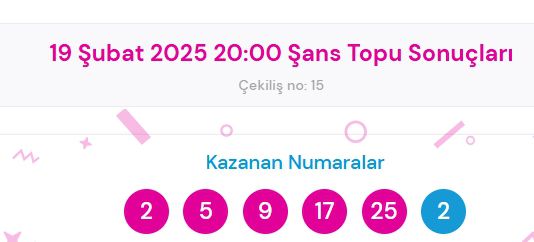 19 Şubat Çarşamba 2025 Sayısal Loto çekiliş sonuçları açıklandı! Sayısal Loto sonuçları saat kaçta açıklanacak? Sayısal Loto CANLI izle!