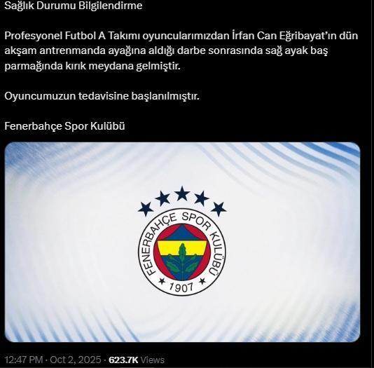 İrfan Can Eğribayat sakat mı, İrancan Eğribayat kaç maç yok?