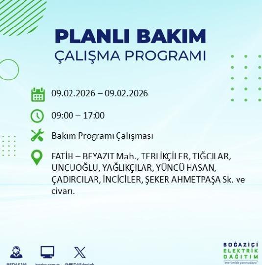 İstanbul BEDAŞ elektrik kesintisi! 26 Ocak İstanbul'da elektrik kesintisi son dakika ne zaman bitecek, elektrikler ne zaman gelecek?