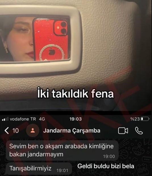 Jandarmayla ilgili skandal iddiası yalan çıktı! İşte genç kadının asıl niyeti