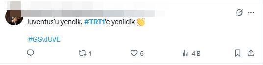 Galatasaray maçında TRT'den çile çıkaran yayın