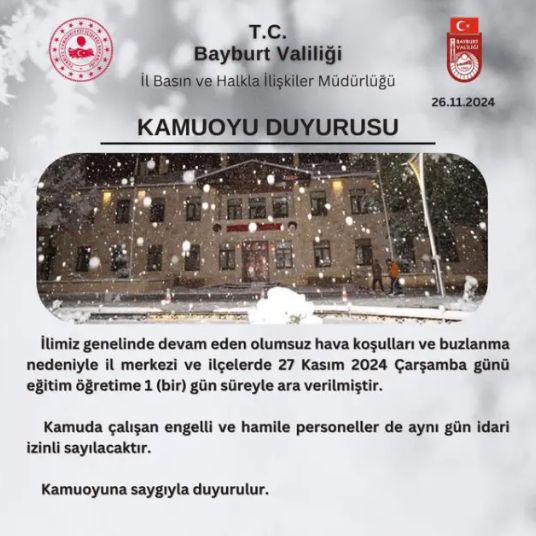 Bugün okullar tatil mi, okul yok mu SON DAKİKA!