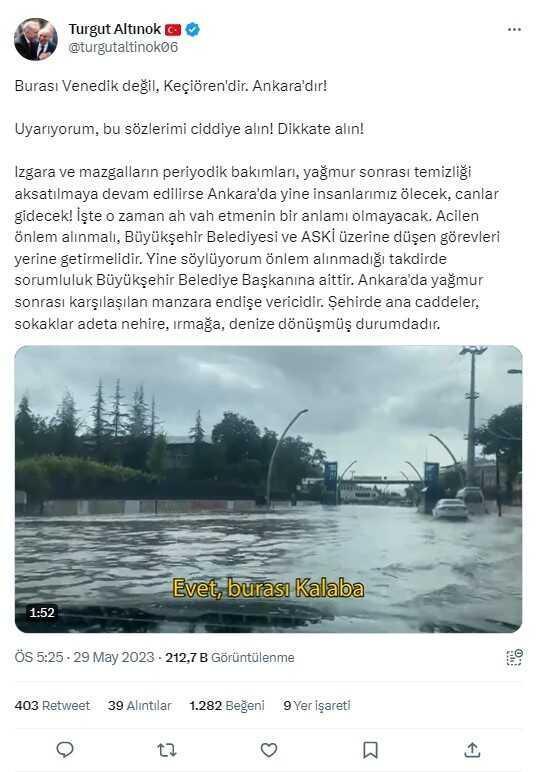 Ankara'da aniden bastıran dolu yağışı vatandaşlara zor anlar yaşattı