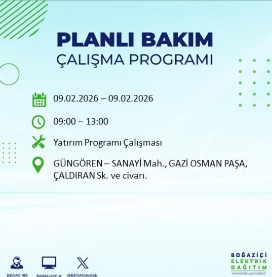 İstanbul BEDAŞ elektrik kesintisi! 26 Ocak İstanbul'da elektrik kesintisi son dakika ne zaman bitecek, elektrikler ne zaman gelecek?