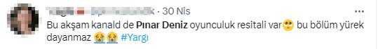 Pınar Deniz, Yargı dizisindeki başarılı performansıyla izleyicilerden tam not aldı
