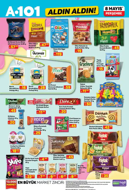 A101 8 Mayıs 2025 aktüel ürünler kataloğu yayınlandı mı? 8 Mayıs A101'de hangi ürünler indirimde?