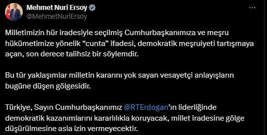 Özgür Özel'in cuntacı sözlerine Süleyman Soylu'dan tepki