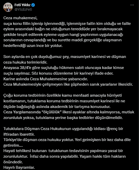MHP'den dikkat çeken Mahir Polat çıkışı: İnfaz tedaviden sonra yapılabilir
