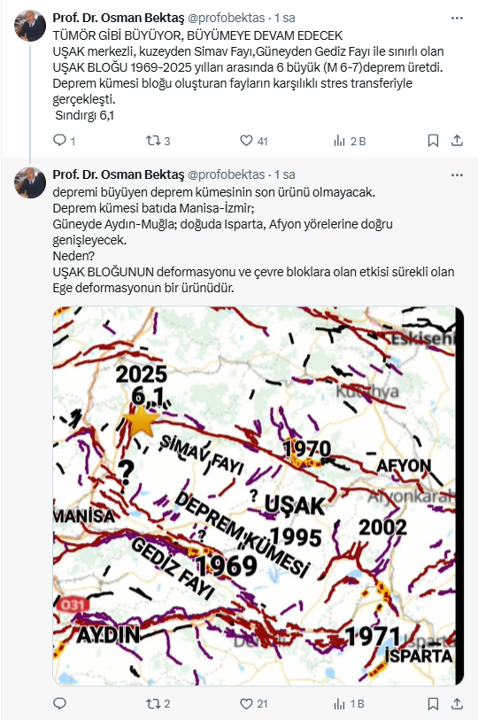 Balıkesir depreminin ardından deprem uzmanından Manisa'ya uyarı