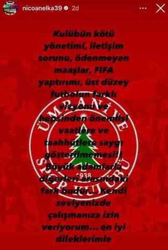 Nicolas Anelka neden istifa etti? Anelka Ümraniyespor CEO'luk görevini neden bıraktı?