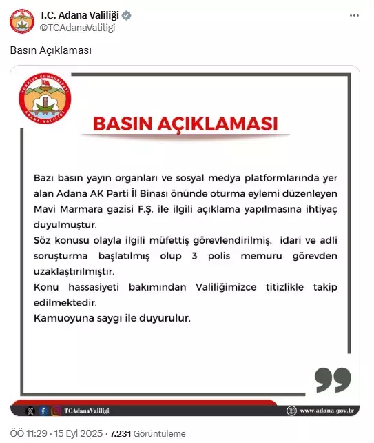 AK Parti binasındaki eylemde sert müdahaleye soruşturma! 3 polis görevinden oldu
