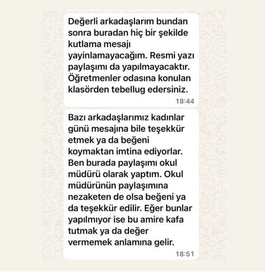 Öğretmenleri canından bezdiren müdür için gereken yapıldı