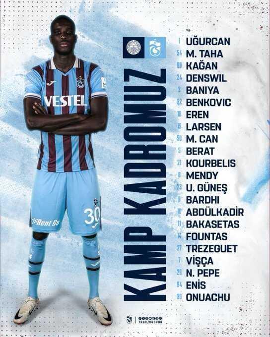 Abdullah Avcı, en güvendiği iki ismi kafileye dahil etti! İşte Trabzonspor'un Fenerbahçe kamp kadrosu