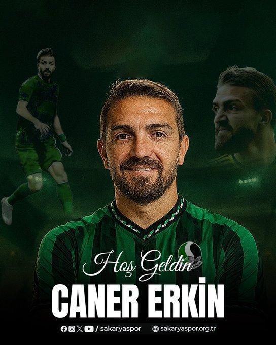İstanbul'un köklü ekibi Sakaryaspor, tecrübeli sol bek oyuncusu Caner Erkin ile resmi sözleşme imzaladı