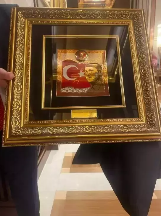 Cumhurbaşkanı Erdoğan'a gönderilen hediye