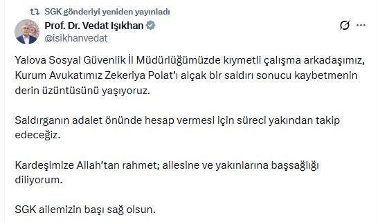 SGK il Müdürlüğü'nde vahşet! Avukat silahlı saldırıda öldürüldü