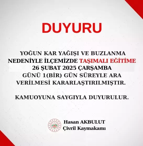 Denizli okullar tatil mi SON DAKİKA? 26 Şubat Çarşamba Denizli okul yok mu (Denizli Valiliği Açıklaması – KAR TATİLİ)?