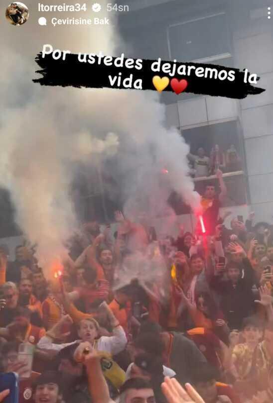 Derbi öncesi camlara vurdular! Torreira'nın otobüsten yolladığı mesaj taraftarı coşturdu: Hayatımızı ortaya koyacağız