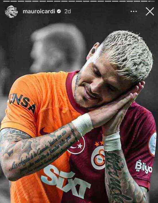 Galatasaraylı Mauro Icardi'den Fenerbahçelileri çıldırtacak paylaşım
