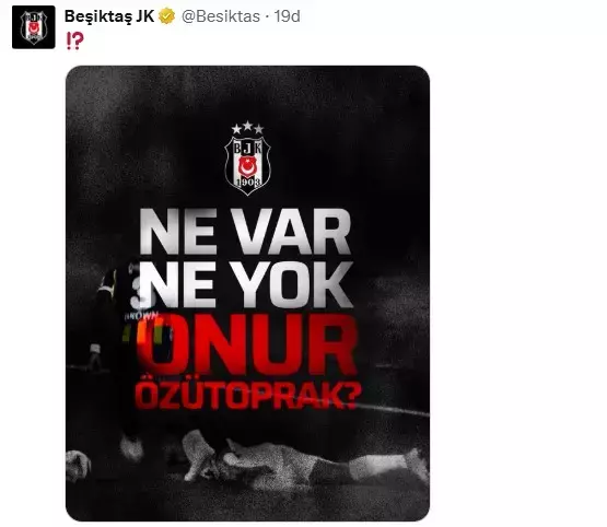 Beşiktaş’ın Paylaşımı: Onur Özütoprak’a Yönelik Tepkiler ve Maç Sonrası Tartışmalar
