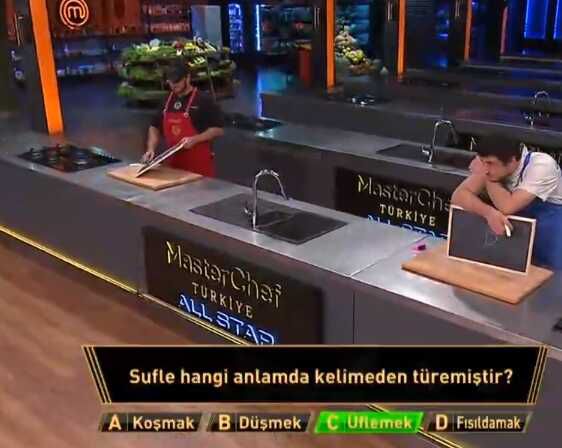 Sufle hangi anlamda kelimeden türemiştir (MasterChef Kaptanlık Düellesou soruları)