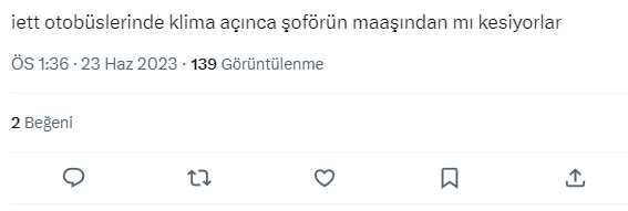 Halk, İETT şoförlerinin klima açmamasından dertli! Sosyal medyada veryansın ettiler