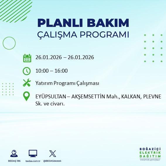 İstanbul BEDAŞ elektrik kesintisi! 25-26 Ocak İstanbul'da elektrik kesintisi son dakika ne zaman bitecek, elektrikler ne zaman gelecek?