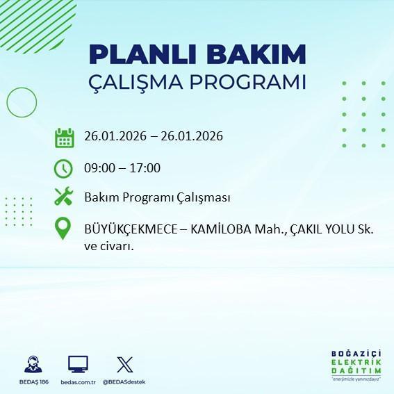 İstanbul BEDAŞ elektrik kesintisi! 25-26 Ocak İstanbul'da elektrik kesintisi son dakika ne zaman bitecek, elektrikler ne zaman gelecek?