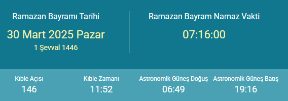 ANTALYA BAYRAM NAMAZI SAATİ 2025 | Bayram namazı saat kaçta? Bayram namazı nasıl kılınır, kaç rekat?