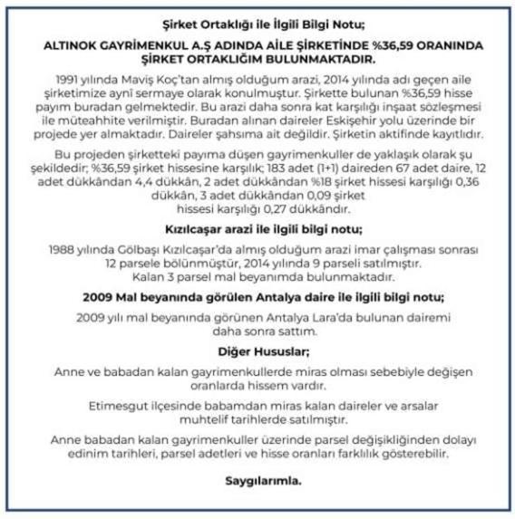 Özel, Turgut Altınok'un mal varlığıyla ilgili konuştu: Görünce Allah Allah dedim