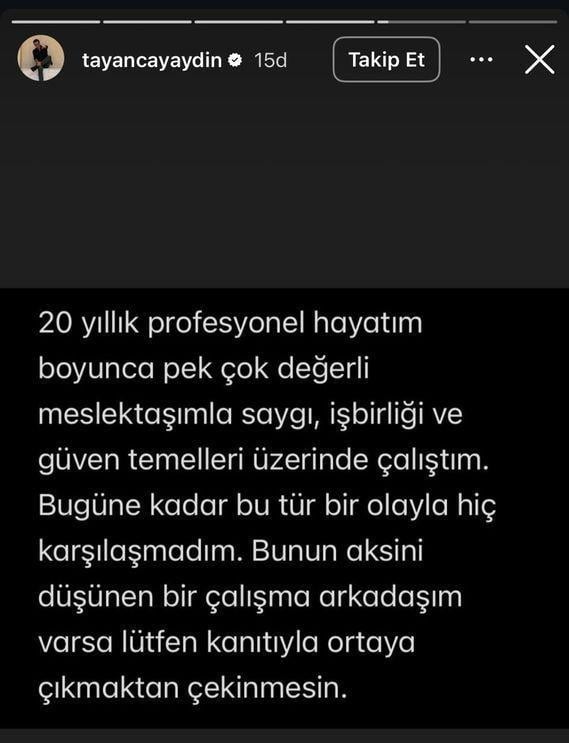 Taciz iddiaları ile gündeme gelen Tayanç Ayaydın, 'Ben Leman' dizisinden çıkarıldı