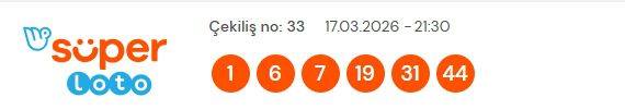 Süper Loto sonuçları açıklandı! 17 Mart Salı Süper Loto kazanan numaralar neler? Süper Loto sonuçlarına ne zaman, nereden bakılır?