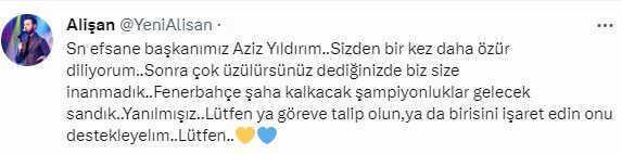 Galatasaray'ın şampiyonluğu sonrası Alişan'dan Ali Koç'a yaylım ateşi! Aziz Yıldırım'dan özür diledi