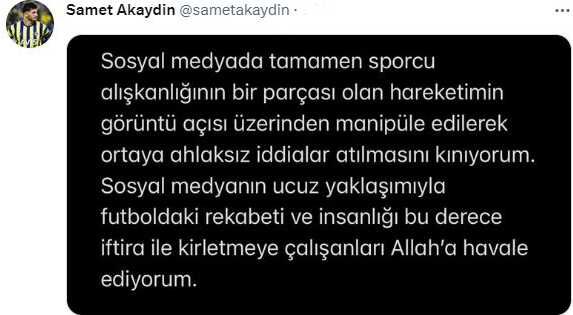 PFDK, Samet Akaydin hakkında kararını verdi