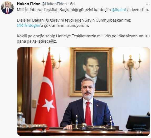 Hakan Fidan'ın Twitter hesabı! Hakan Fidan'ın Twitter kullanıcı adı, hesabı nedir?