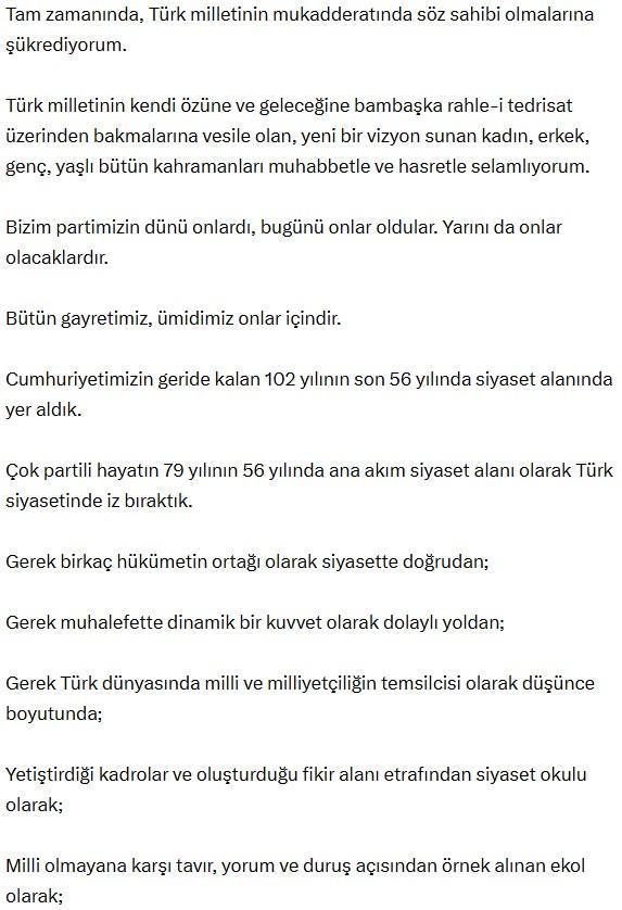 Bahçeli'den Terörsüz Türkiye mesajı: Devletin pazarlık yaptığını iddia edenler müfteridir