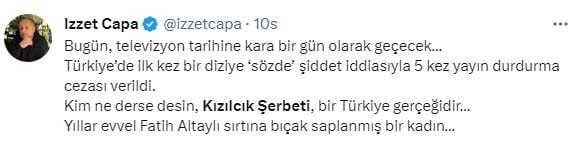 Kızılcık Şerbeti dizisi RTÜK'ün kararıyla yayından kaldırıldı! Ünlü isimler tepki gösterdi