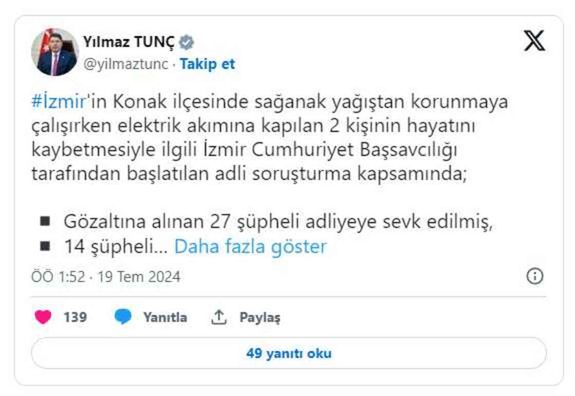 2 kişi hayatını kaybetmişti! İzmir'deki elektrik akımı faciasıyla ilgili 14 kişi tutuklandı