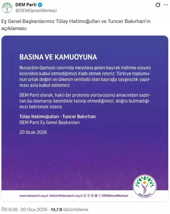 Hain saldırı sonrası şanlı Türk bayrağının tekrar göndere çekildiği anlar