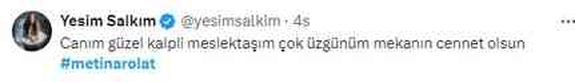 Metin Arolat'ın ani ölümü sanat dünyasın yasa boğdu