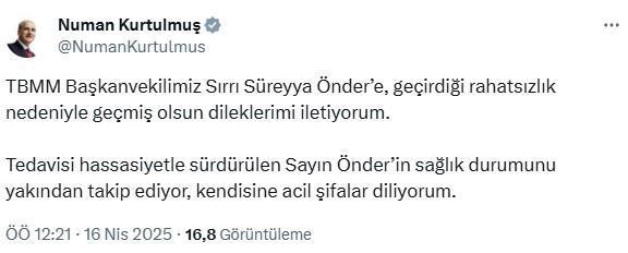 İmralı heyeti üyesi DEM Partili Sırrı Süreyya Önder kalp krizi geçirdi