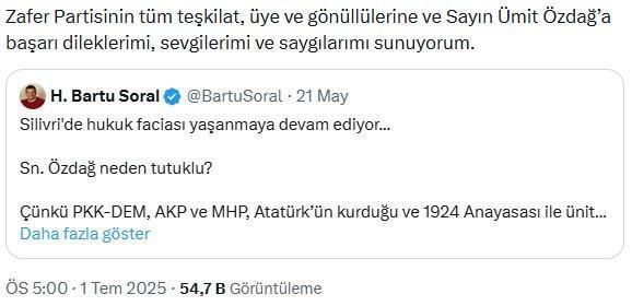 Zafer Partisi'nde 'CHP' krizi! Genel Başkan Yardımcısı istifa etti