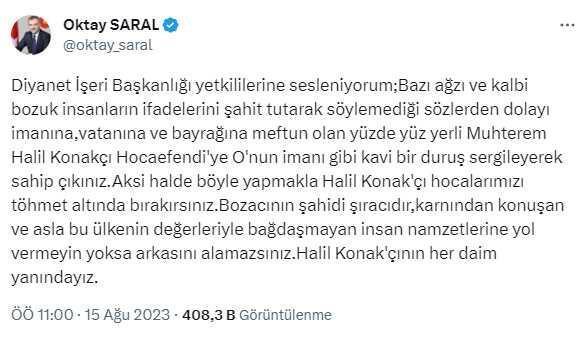 Diyanet İşleri Başkanlığı inceleme başlattı! Halil Konakçı ne dedi, neden şikayet edildi?